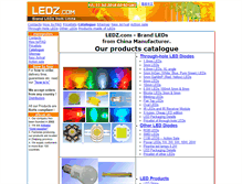 Tablet Screenshot of ledz.com