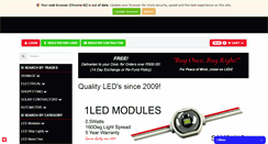 Desktop Screenshot of ledz.co.za